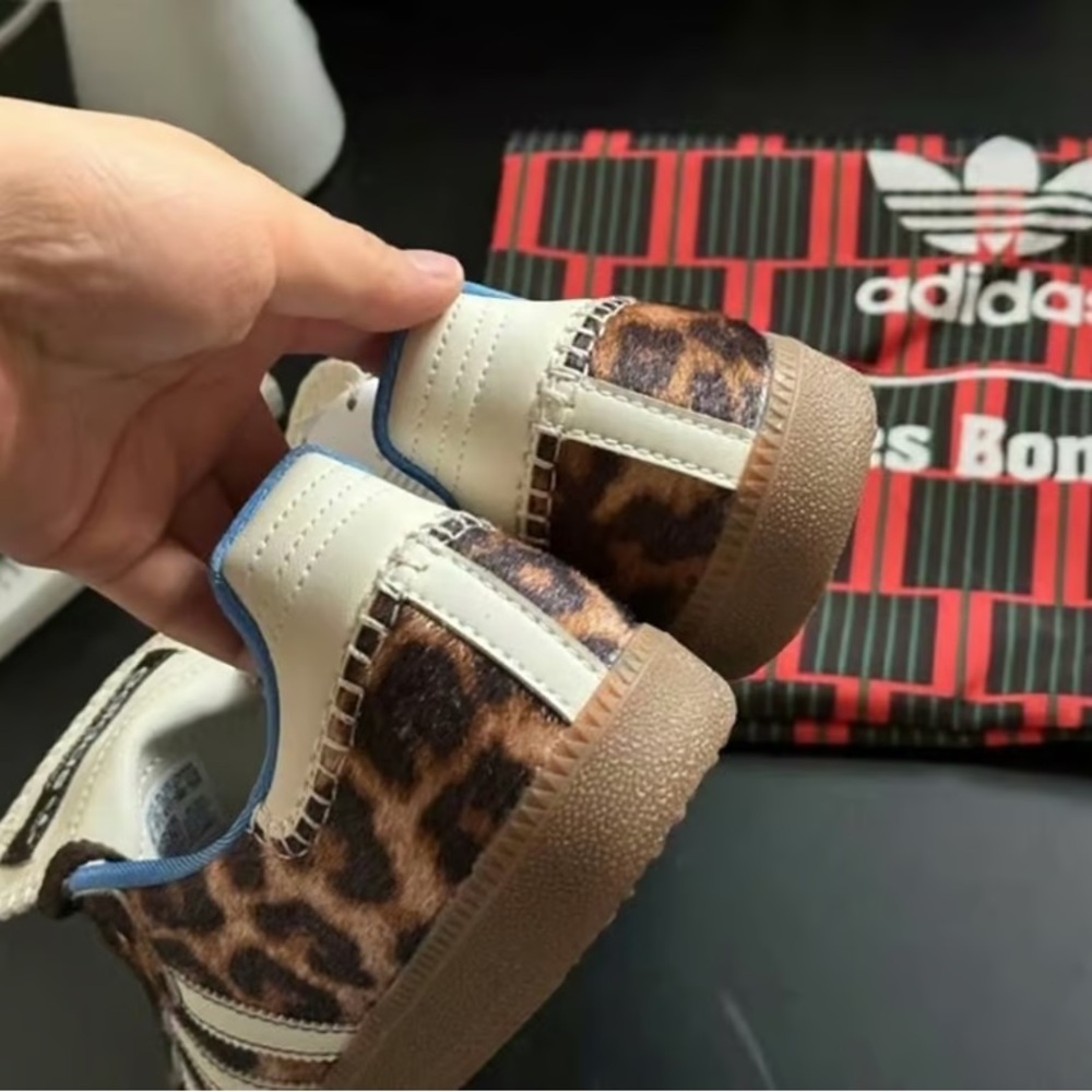 Adidas x Wales Bonner Samba Pony Leopard - Picture 5 of 6